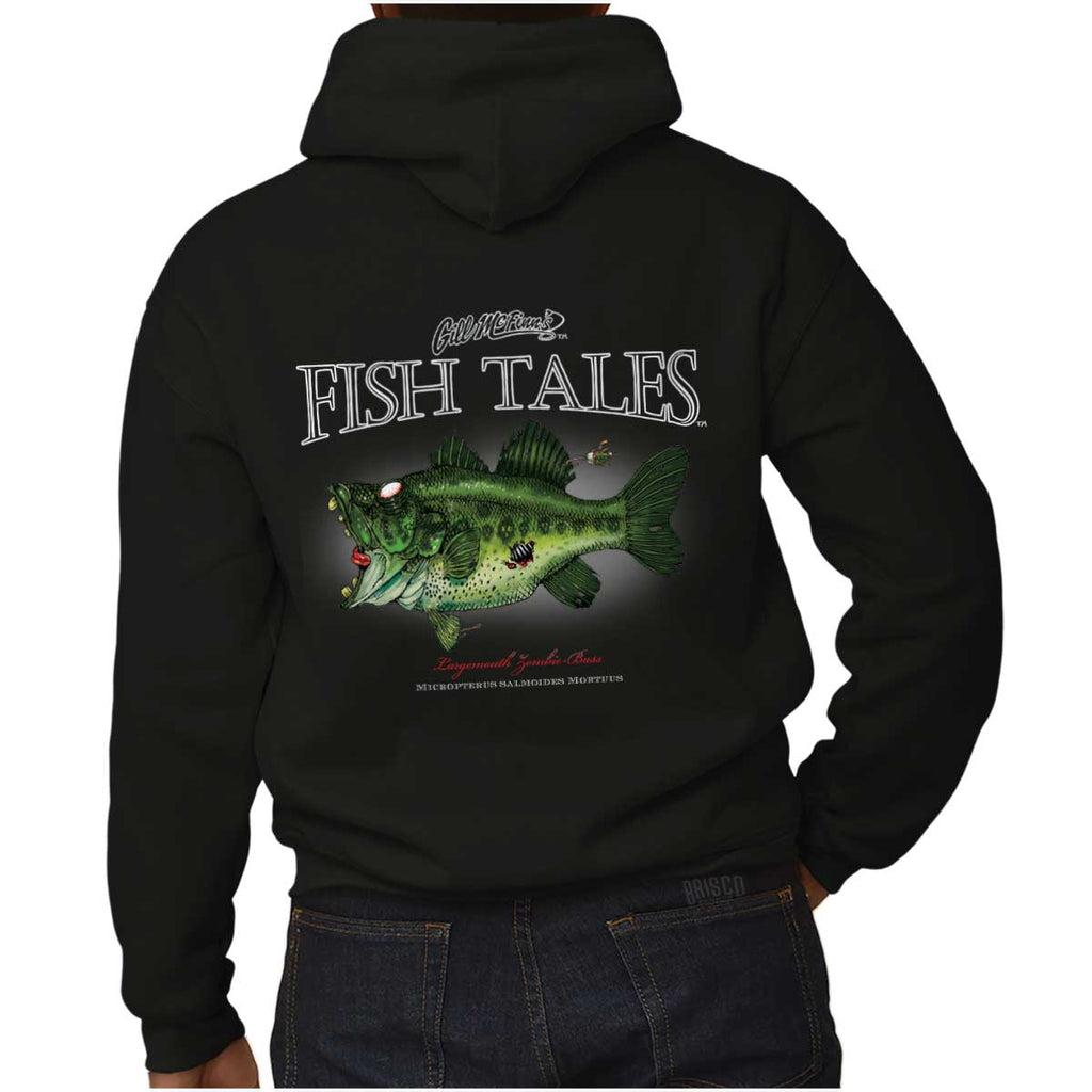 Largemouth Zombie Bass Hoodie Sweatshirt