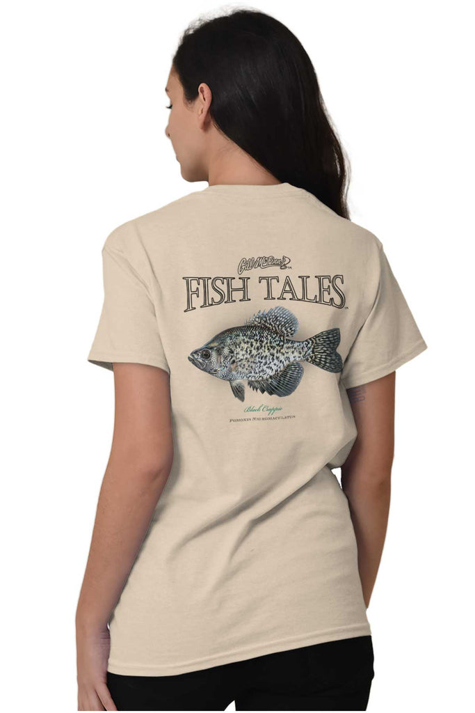 Black Crappie Fishing T-Shirt