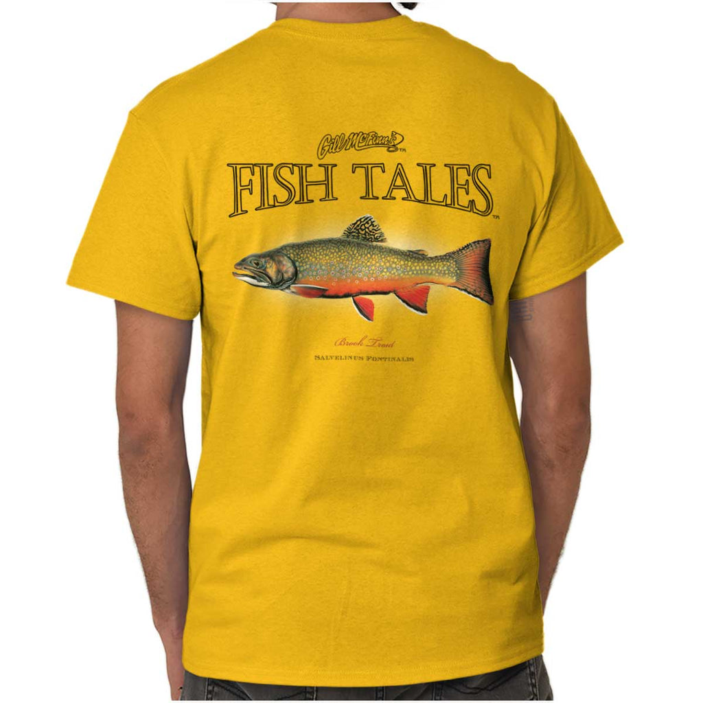 Baitchasers Redfish Sheepshead Trout Skiff Life Fishing Shirts for Men Yellow / Medium