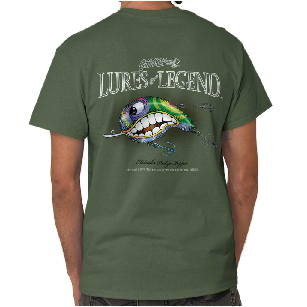 Lures Of Legend: Fishing Lure T-Shirts - Gill McFinn's