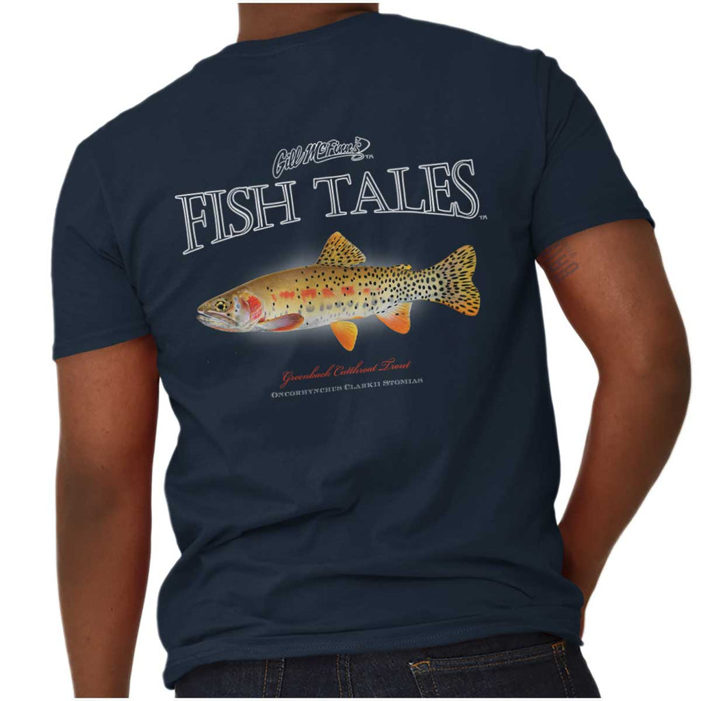 Gill McFinns Flathead Catfish Sportfishing V-Neck T Shirts Tees