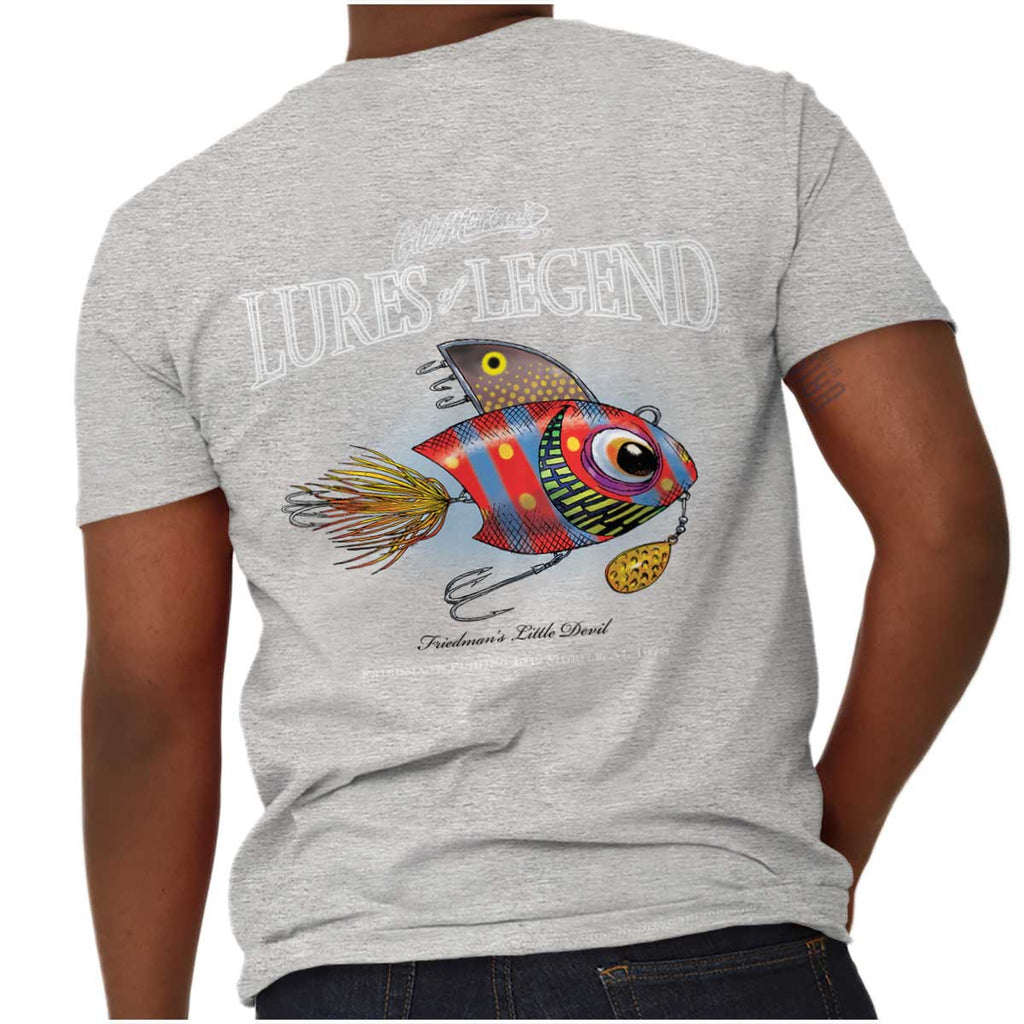 Lures Of Legend: Fishing Lure V-Neck Shirts - Gill McFinn's