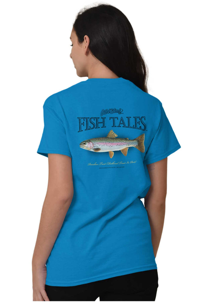 End Of The Rainbow Trout Fishing Funny Fish Design T-shirt