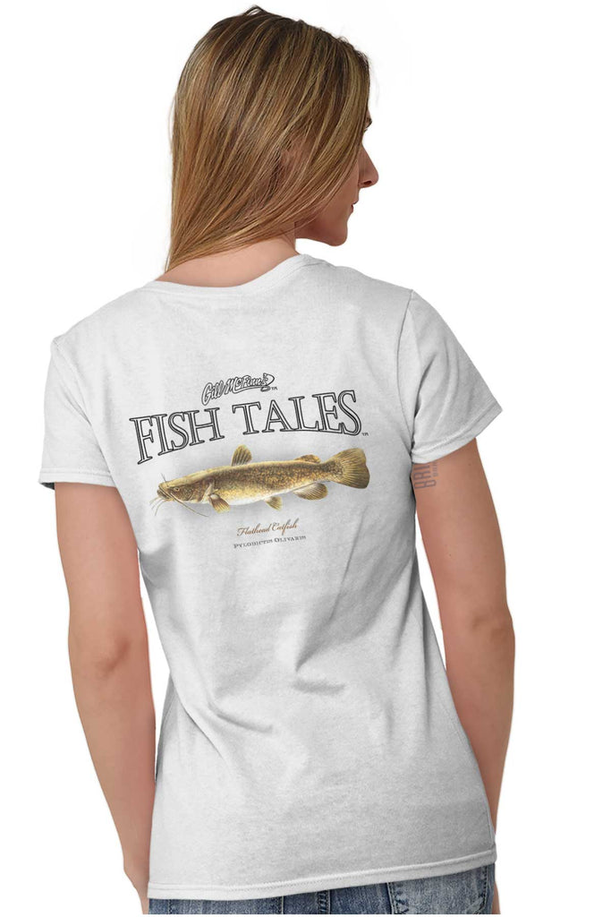 Flathead Catfish Ladies T-Shirt